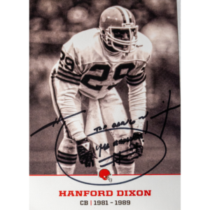 Cornerback- Hanford Dixon (B&W)