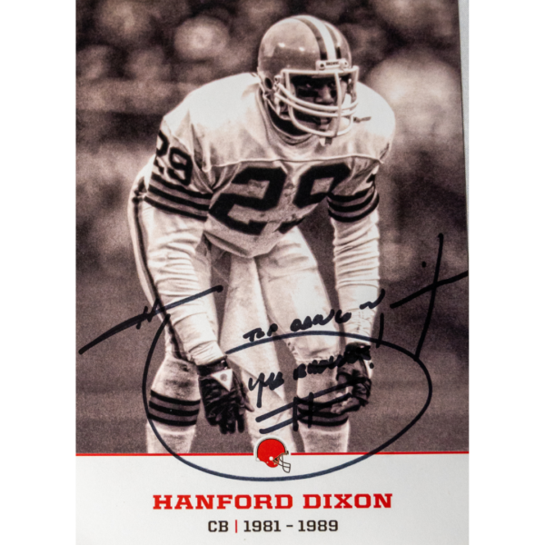 Cornerback- Hanford Dixon (B&W)